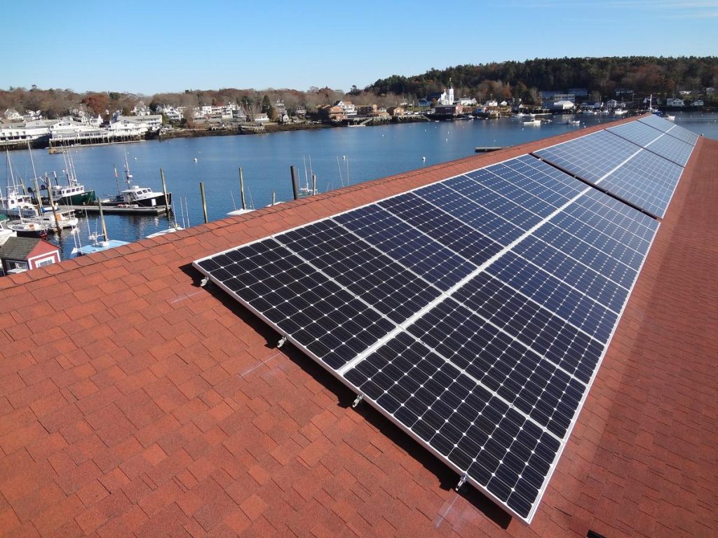 Solar Panels - Tugboat Inn Boothbay Harbor