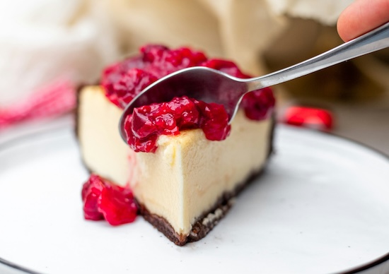 cheesecake dessert with fruit