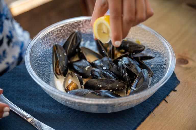Steamed Mussels
